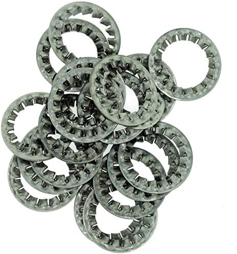 M10 (10 mm) Rondelles anti-vibrations (dentelées intérieures) – Acier inoxydable (A2) (lot de 20)