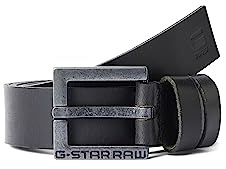 G-STAR RAW Herren New Duko Gürtel, Schwarz (dk black D23106-3127-6484), 105