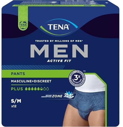 TENA MEN Act.Fit Inkontinenz Pants plus L/XL blau 4X10 St