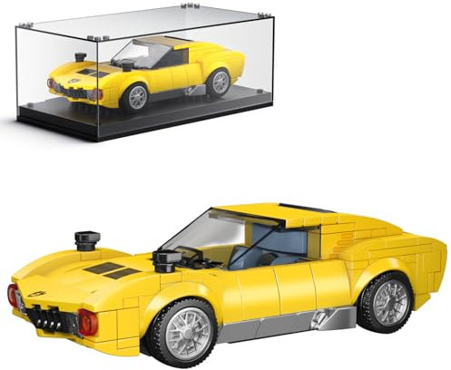 Mould King 27039 Technik Speed Champion Sportwagen Klemmbausteine Rennwagen Bausteine Modell Mit Acryl-vitrine Modellautos Zum Sammeln(321 Teile)