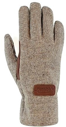 Roeckl Sports Reithandschuh Windham, Freizeit Winter Handschuh, Taupe Mélange 7.5