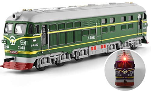 ibasenice Locomotiva Dongfeng in Lega Di Alluminio 8 Pollici Con Luci E Suoni Giocattolo Educativo Per Bambini Stimola Sviluppo Abilità Motorie E Immaginazione