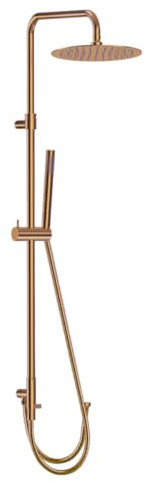 Essebagno 9026024 Luisa II Duschsäule aus Kupfer ohne Einhandmischer