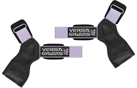 Versa Gripps® Fit Pro, Made in the USA, Wrist Straps for Female Athlete, the Best Training Accessory, Lilac, S