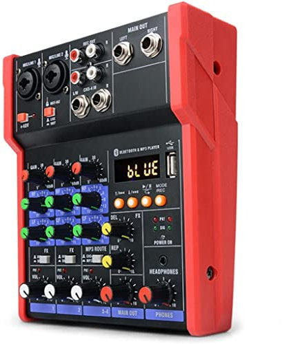 Carte Son Bluetooth Scène Maison Ktv USB 5v Mini Mixeur Musique Portable DJ Console Studio Live