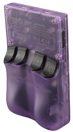 K36 Retro-Handspielkonsole, Tragbare Retro-Spielekonsole mit über 16.000 Klassischen Spielen, 64-G-Speicherkarte, 3,5-Zoll-Display mit 640 X 480 Pixeln, Doppeltem 3D-Joystick,
