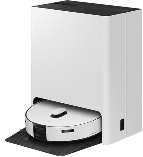 Samsung VR7MD97714G/GE Robot Vacuum Cleaner, sensor LiDAR, 4 niveles de potencia, 180 minutos de tiempo de ejecución, pantalla LED, control de voz, color gris satinado
