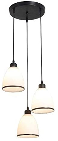 Ceiling Verro in Vetro Smerigliato Jar Barattolo Sospensione Finitura Dipinta Tradizionale Moderna lampadario Pastorale per la Fattoria Rustica del Illuminazione a soffitto Minimalista