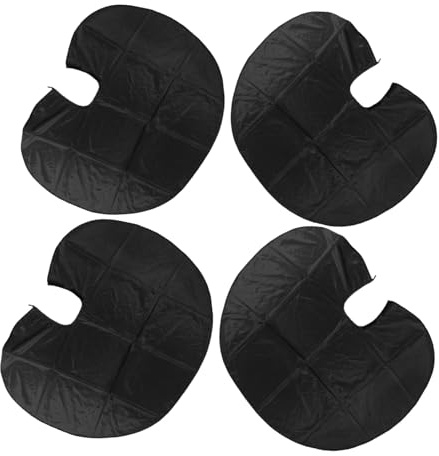 FOMIYES 4pezzi Grembiule Parrucchiere Donna Oversize Grembiule per Tintura Capelli Riutilizzabile Mantello Protettivo Unisex per Salone e Uso Domestico Collare Protettivo per Taglio e Styl