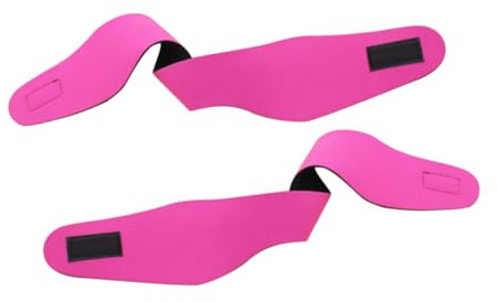 TOBBOMEY 2Pcs Swimming Ear Protector Headband Rosy Unisex Watersport Gear Anti-Sweat Anti-Skid Band for Bathing Surfing Kayaking