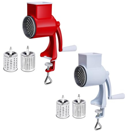 Triturador de nueces - Rallador manual para queso, amoladora rotativa de cocina, herramienta para picar queso | Rallador de nueces de chocolate, dispositivo culinario multifunción, para