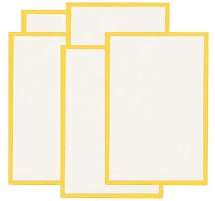 Nishiyuenyi 5 Pezzi Tavolette Shikishi Giapponesi Schede Da Collezione Carte Bianche Autografi Finitura Oro Carta Spessa Adatte per Eventi Artistici Cosplay Fumet, Dimensioni: 15x21cm