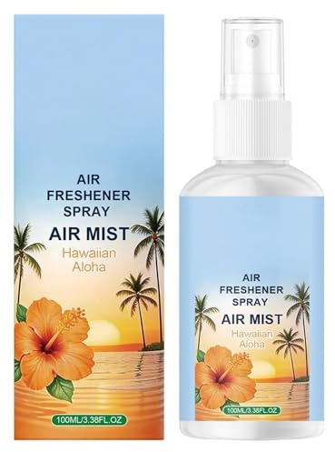 Désodorisant en Spray - 100 ml Brume Fine Élimine les Odeurs,Spray d'Intérieur Neutralisant d'Odeurs - pour Maison Voiture Tapis Canapé Chambre Placard Cuisine Toilette