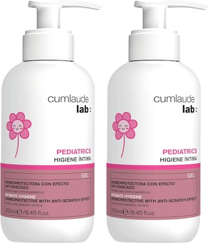 Cumlaude Lab - Higiene Íntima Pediatrics Gel Limpiador, Niñas Preadolescentes Prevención Picor, con Caléndula Malva pH Neutro (Paquete de 2)