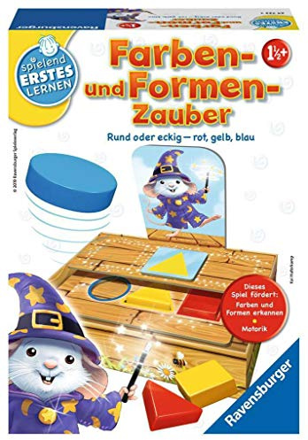 Ravensburger 24723 - Farben- und Formen-Zauber - Lernspiel für die ganz Kleinen - Farbenspiel für Kinder ab 2 Jahren, Spielend erstes Lernen, Formenspiel für 1-3 Spieler