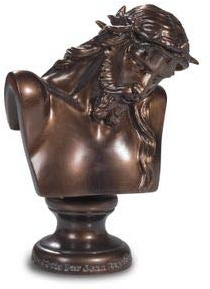 VIANAYA Reproducción de la obra El Cristo del escultor Auguste Clesinger – Tamaño mediano – Resina de calidad – Color bronce oscuro – Aspecto satinado