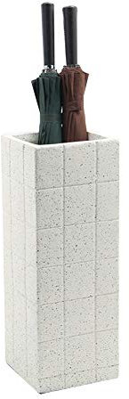 Paragüeros WXYZ Square Paraguas Retro de Soporte, imitación de cerámica de Alta Gama Home Hotel vestíbulo de la Oficina Paraguas Cubo, Tallado en Rack de Almacenamiento Paraguas 56x20x20cm