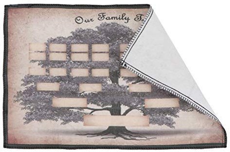 LIFKOME Geschenk Stammbaum-Diagramm zum Ausfüllen von Generations-Genealogie-Plakaten Leere Ausfüllbare Ahnentafel-Plakate für Familienmitgliedgeschenke Baby-Männer-Frauen Stammbuch