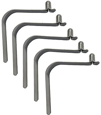 UP100 50 Stück Einzelknopf 4 mm & 5 mm & 6 mm & 7,5 mm Clips Kajakpaddel Snap Federclip Zeltstangenclips Markise Teleskoprohr Camping & Wohnwagen & Stuhlrohrschloss