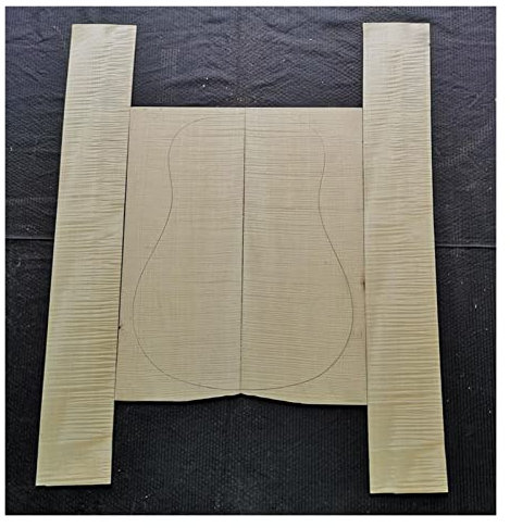 41 Zoll Ahorn Rückseite Single Board Gitarrenmaterial Gitarrenbaumaterial DIY Bausatz E-Gitarre (Color : 2)