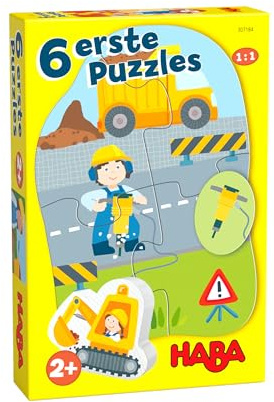 6 erste Puzzles Baustelle