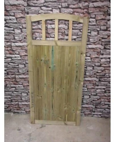 DoomTop Wooden Pressure Treated Garden Gate - 5ft (150cm) x 75cm x 5cm
