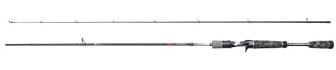 Berkley URBN II Baitcast Finesse Angelrute - Leichtgewicht 30HDC Carbon, Edelstahlführungen, ideal für Urbane Süßwasserangler Raubfischangeln mit Spinnern, Blinkern und Crankbaits, 2.00m