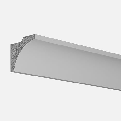 Homemerce COVING Cornice Plaster Coated LED Lighting Lightweight Uplighter - WALL SH11 100mm x 100mm 2 metres Long Moulding Trim