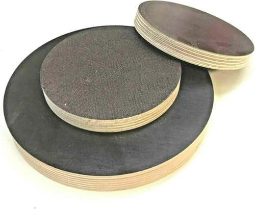 printiywood 27mm Ø 300mm Siebdruckplatte Runde Holzscheibe Rund Holz Birke Scheibe Multiplex Kreis Tischplatte (Stärke/Dicke: 27mm, Ø 300mm)