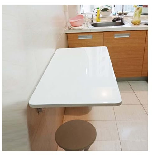 ZHZHXR Tavolo a Ribalta da Parete, Scrivania a Scomparsa in MDF Piccolo Tavolo da Pranzo Pieghevole per Cucina, Lavanderia, Studio, Bar(100x50cm)