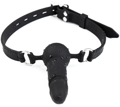 in silicone Bavaglio del pene Bocca del pene Gag Ball Gag Bocca Plug Gag Bocca Bavaglio Bocca Spreader Fetish SM Bocca palla per donne Uomini Coppie Unguento Giocattolo erotico del sesso