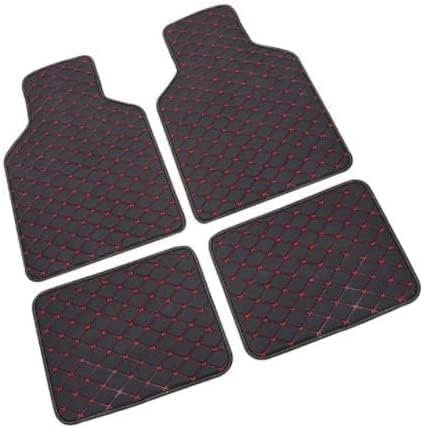BIRNN Auto FußMatten für Peugeot 3008 2013 2014 2015 2016-2024 LHD, Allwetterschutz Leder PU Fussmatten Vorne und Hinten Automatten Set Auto Bodenmatte wasserdichte und Verschleißfeste