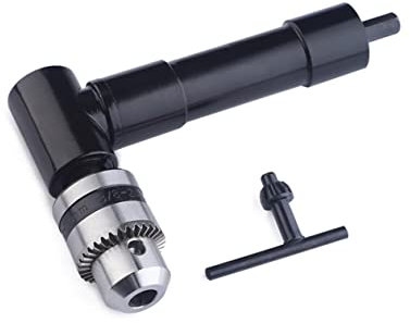 DOITOOL 90degree Angle Bend Extension Drill Bit Socket Holder Adaptor Electric Drill Attachment Adapter for Tight Spaces