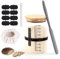 WOLAFOO Sauerteig Starter Set 1000ML,Verdicktes Glas Sourdough Gärglas,Sauerteigbehälter mit Holzdeckel,Sauerteig, Fermentieren, Sourdough Starter Kit, Anstellgut Glas Behälter
