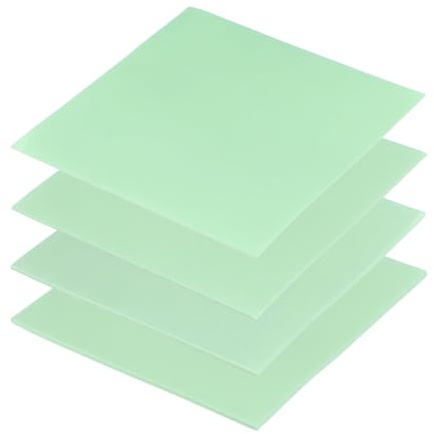 PATIKIL Pads Thermiques 100x100mm, 0.5mm+1mm+1.5mm+2mm, 4 Pack Pads Thermiques en Silicone pour Froid pour CPU GPU IC PCIe M.2 2280 SSD NVMe Dissipateur De Chaleur, Vert
