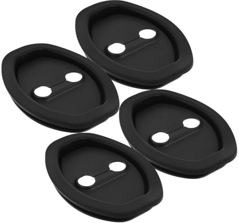 EPIGEIST Car Door Lock Protective Cover Not Easy to Deform Anti-collision 4pcs Rubber Shock Absorber Pads Sound Dampening Door Latch Guard Extends Service Life
