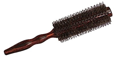 DECORNIJIA Pettine Arricciacapelli in Legno Manico Pettine Per Styling Dei Capelli Accessori Per Cura Dei Capelli Rotante e Facile Da Impugnare
