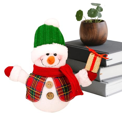 Xijobido Décorations De Bonhomme De Neige | Bonhomme de Neige Lumineuse pour Centre de Table,Centres De Table De Noël pour Tables | pour Manteau De Cheminée Fête Hiver Maison Vacances Intérieur Salle