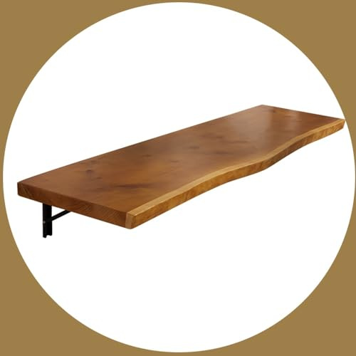 GSKFXJ Tavolo Pieghevole In Legno Massiccio Per Parete, Scrivania Richiudibile A Muro Invisibile, Tavolo Da Lavoro Galleggiante Multifunzionale Per Lavanderia(80x45cm/32x17.7in)