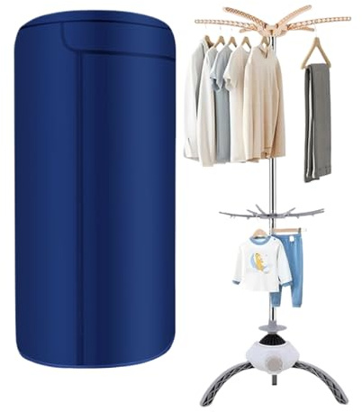 Asciugabiancheria Portatile Per Viaggio Apparecchio Con Timer Regolabile E | Macchina Asciugatrice Pieghevole Per Biancheria Intima, , Casa, Balcone, Appartamento, Camera Dormitorio,