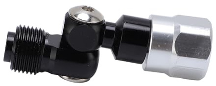 BONKZEBU Pistola Pulverizadora de Pintura sin Aire, Junta Giratoria, Aleación de Aluminio Duradera, Rotación de 360° para Entusiastas de la Pintura, Color Negro