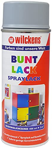 Wilckens Spraylack Buntlack Seidenglanz, 400 ml, RAL 7001 Silbergrau