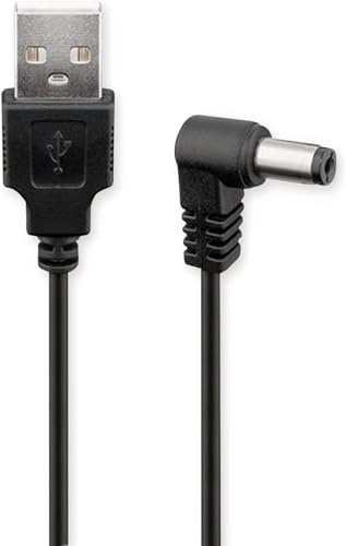Goobay 55157 Cable USB-Cc de 5.5 X 2.1 Mm, 0.5 M, Negro