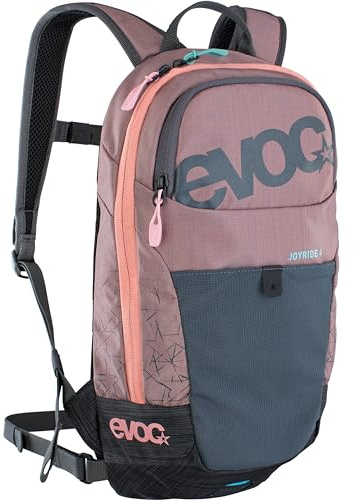 EVOC JOYRIDE 4 Kinderrucksack, Dusty Pink/Carbon Grau | Kinderrucksack, Rucksack für Ausflüge & Outdoor Sport-Aktivitäten, Backpack mit 4l Stauraum, AIR TUNE SYSTEM