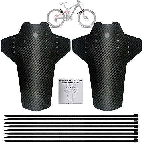 ysister Parafango MTB, Set parafango per Mountain Bike, parafango Anteriore e Posteriore, paraspruzzi Bicicletta, per Bici da Corsa/Bici da Corsa/Mountain Bike