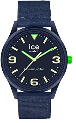 Ice-Watch - ICE ocean Dark blue - Blaue Herrenuhr mit Tide oceanarmband - 019648 (Medium)