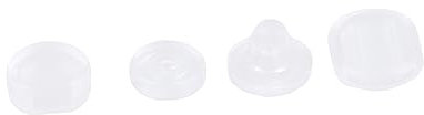 VILLCASE 100stücke Ohrclip-pad Aus Schmerzsicheres Ohrpolster Ohrclip-matte Rutschfestes Pad Geeignet Für Ohrclips
