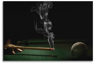 FYRN Billard-Poster, Sportposter, Wandkunstdruck, Retro, ästhetische Raumdekoration, Bürodekoration, 30 x 45 cm, ungerahmt