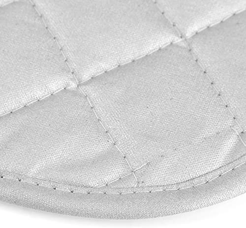 Walfront Couverture à Repasser 46X81cm/18.1X31.9in, Tapis de Repassage Portable et Pliable, Planche à Repasser pour Dessus de Table et Voyage
