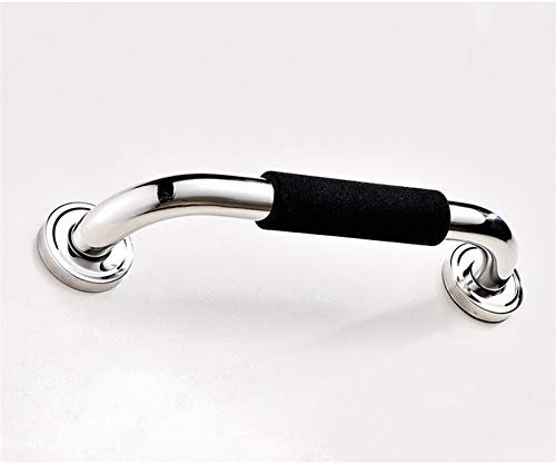 Stainless Steel Shower Hand Rail Anti-Slip Toilet Elderly Grab Bar Disabled Railing Grips Stainless Handrail Bathtub with Foam Handle Bathroom Accessories Bath Handrails Homecraft Fitting